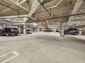 Reserved underground heated parking